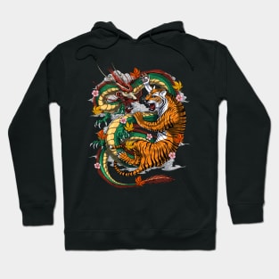 Japanese Dragon Tiger Hoodie